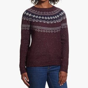 NWT Weatherproof Vintage Fairisle Sweater